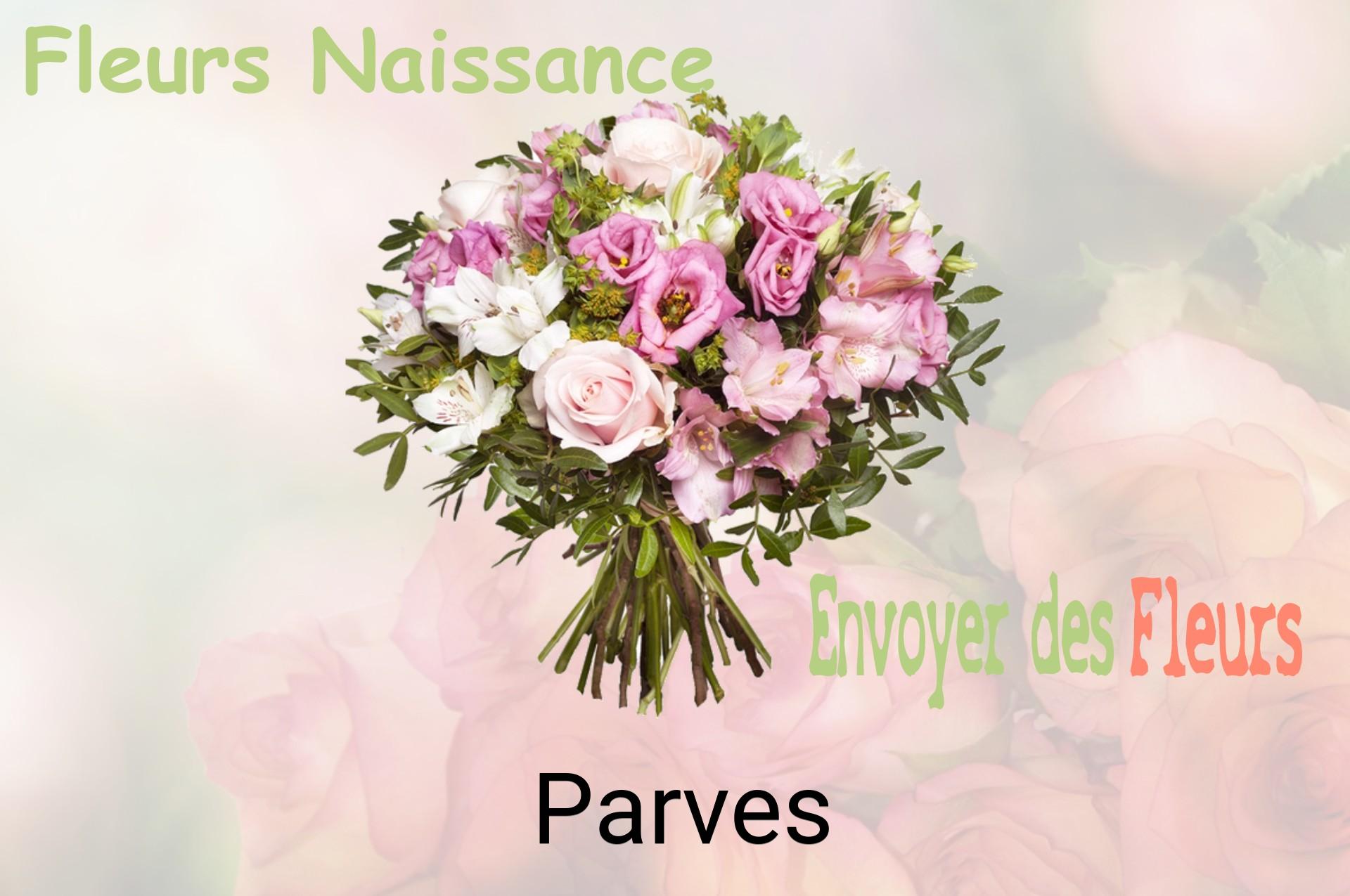 Bouquet de fleurs de naissance livré à Parves